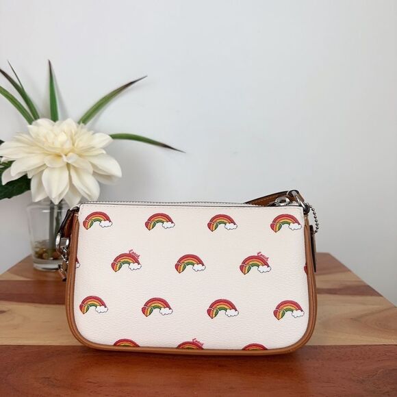 NWT Coach Nolita 19 Bag With Rainbow Print - Picture 5 of 11